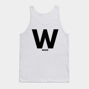 W Mans III (blk Mesh) Tank Top